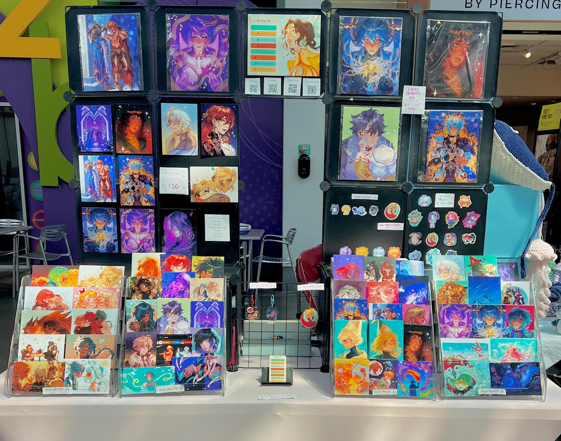 an example of my 6 ft table set up.